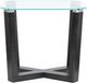 Magnussen Home® Wexler Black Truffle Rectangular End Table-1