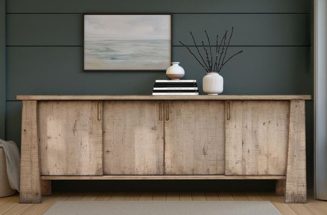 Nest Home Collections Cannon Falls Old Wood Long Cabinet -1
