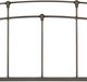 SinCa-CA Fenton Black Walnut Queen Metal Rod Headboard-2