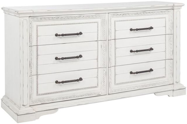 Coaster®  McKinney Vintage White Dresser-0
