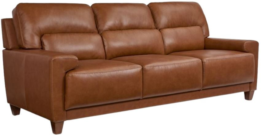 La-Z-Boy® Draper Oak Leather Sofa | Kullberg's BrandSource