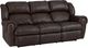 HomeStretch Laredo Dark Brown Power Reclining Sofa-0
