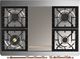 Ilve® Majestic III 40" Custom Pro Style Dual Fuel Liquid Propane Range with Solid Door and Copper Trim-1