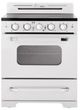 Unique® Appliances Classic Retro 30" Marshmallow White Freestanding Electric Range-0