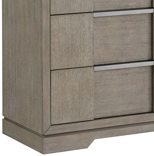 Elements International Kelis Gray 6-Drawer Dresser-2