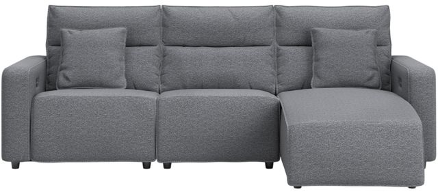 Signature Design by Ashley® Modmax II 3-Piece Pepper/Salt Power Reclining Right-Arm Facing Sectional and Chaise-0