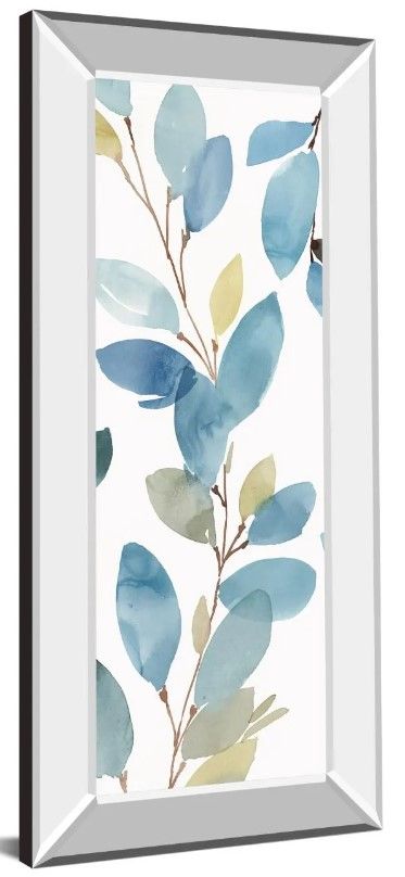 Classy Art Wild Bluebells III by Isabelle Z Mirror Framed Wall Art-0