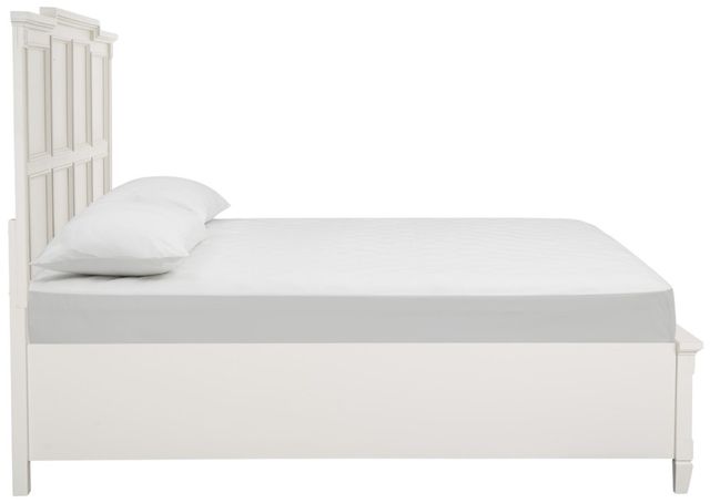 Magnussen Home® Willowbrook Egg Shell White California King Storage Panel Bed-3