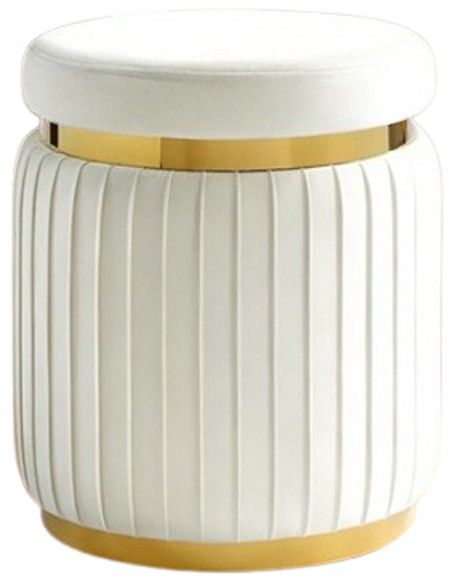 Furniture of America® Dottie White Stool-0