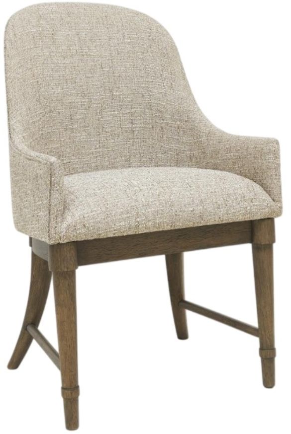 Legacy Classic Seraphina Midnight Oak Upholstered Dining Arm Chair-0