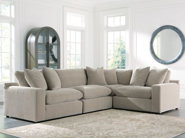 Benchcraft® Maxton Heights 4-Piece Pebble L-Shape Sectional-2