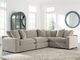 Benchcraft® Maxton Heights 4-Piece Pebble L-Shape Sectional-2