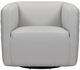 Armen Living Melanie Dove Gray Swivel Barrel Chair-0
