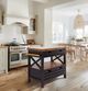 YHD Cassidy Black Kitchen Island-1