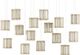 Currey & Company Daze Multi-Drop Antique Brass/Painted Silver/White Pendant Lighting-1