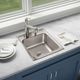 Elkay Lustertone® Classic Lustrous Satin 17" x 20" x 7-5/8" 1-Hole Single Bowl Drop-In Sink-2