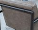 International Furniture Direct Galena Brown/Blacksmithing Matte Black Accent Chair-1