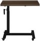 Coaster® Westpark Dark Pine Top C-Table with Matte Black Base-1