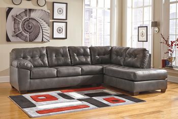 Signature Design by Ashley® Alliston Gray Left Arm Facing Sofa-0
