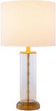 Surya Perdida Brass Two-Toned/White Lamp-1
