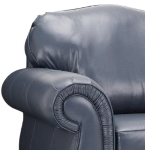 Decor-Rest® Furniture LTD Customizable 3933 Leather Chair with Wood Base-1
