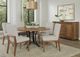 LM Co Home By Vaughan-Bassett Crafted Cherry by Ben & Erin Napier Medium Cherry/Oatmeal Upholstered Side Chair-3