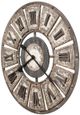 Howard Miller® Edon Aged White Wall Clock-1