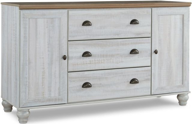 Signature Design by Ashley® Haven Bay 2-Piece Two-Tone Full Panel Storage Bed Set-2
