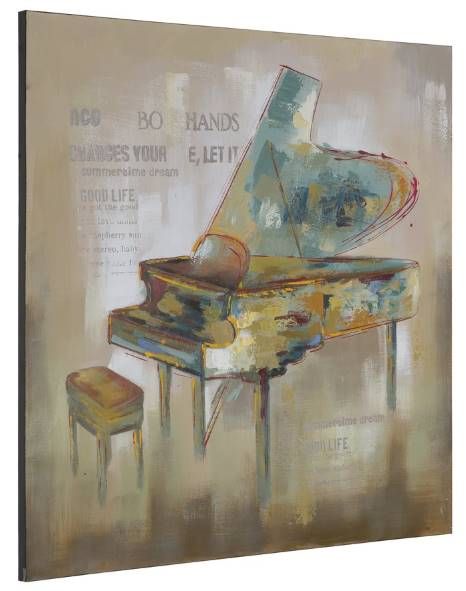 YHD Paris Piano Wall Art-2