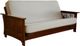 Kodiak Furniture Alexa Black Walnut/Monte Toro Shell Full Futon-0