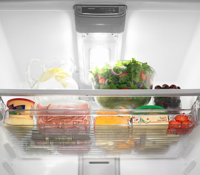 Maytag® 18.15 Cu. Ft. Monochromatic Stainless Steel Top Freezer Refrigerator-2
