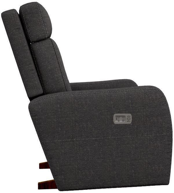 La-Z-Boy® Lennon Granite Power Rocking Recliner with Headrest and Lumbar-2