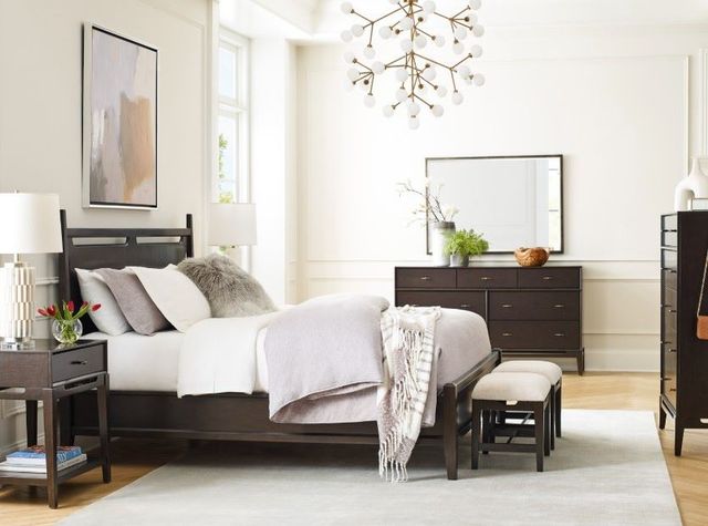 aspenhome® Sutton French Roast Eastern King Short Poster Bed-2