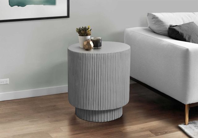 Monarch Specialties Inc. Grey Accent Table -2