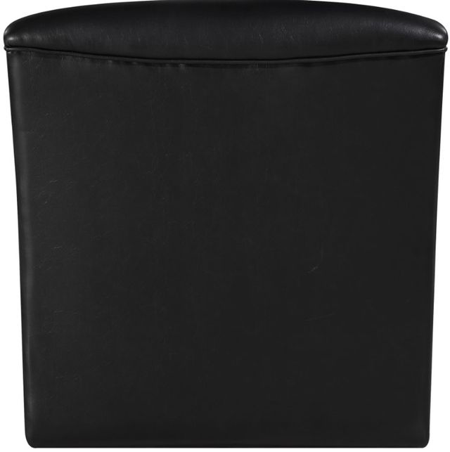 Meridian Furniture Vega Black Vegan Leather Upholstered Accent Chair-3