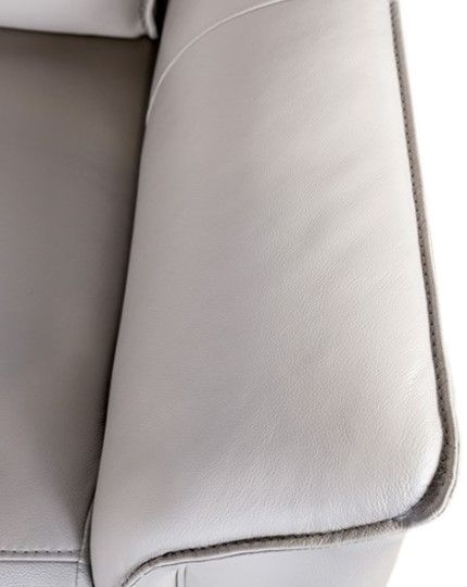 Furniture of America® Bienne Taupe Manual Reclining Sofa-3