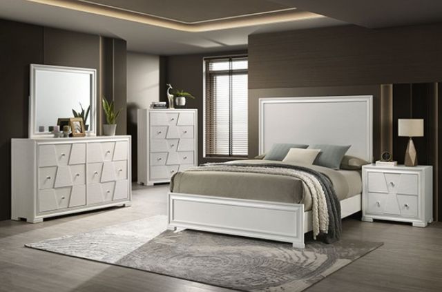 Furniture of America® Holsted White Dresser-1
