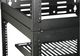 Sanus® Component Series Black 20U Stackable Skeleton Rack-1