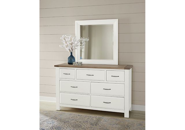 Vaughan-Bassett Maple Road Soft White 7-Drawer Dresser-1