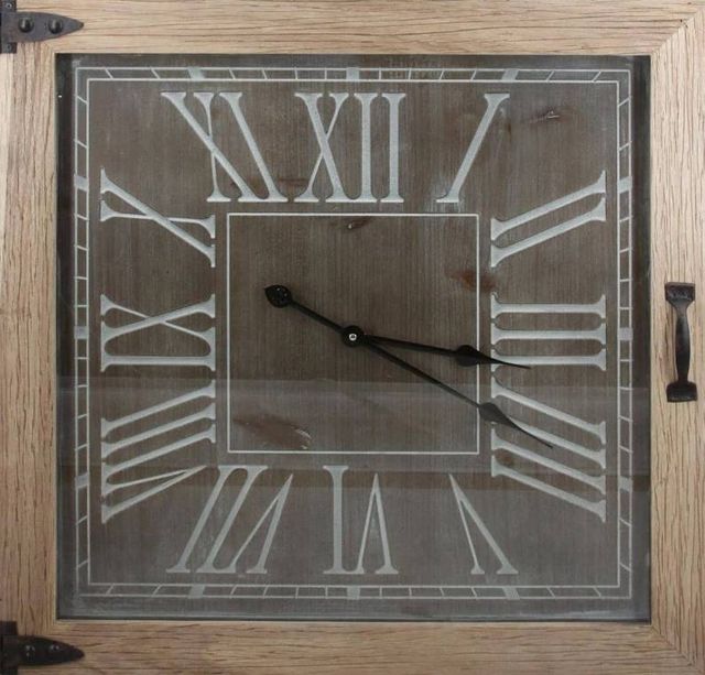 Classy Art Style 2 Brown/Gray Wall Clock-0