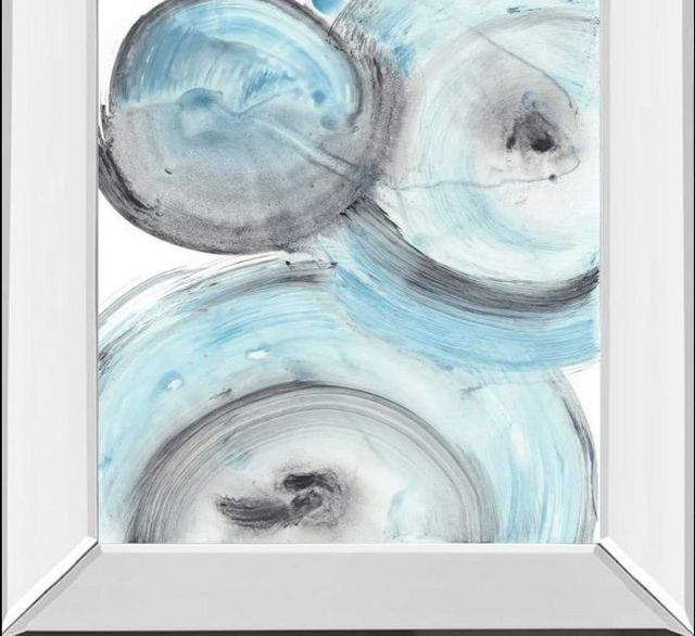 Classy Art Ripple Effect IV by Ethan Harper Mirror Framed Wall Art-1
