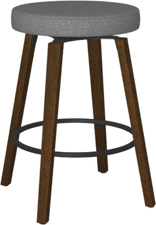 Amisco Customizable Walden Upholstered Swivel Counter Stool-0