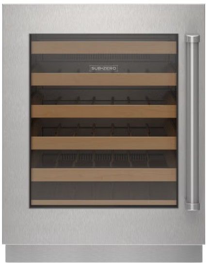 Sub-Zero® Designer Series 24" Panel Ready Left Hinge Undercounter Wine Storage-0
