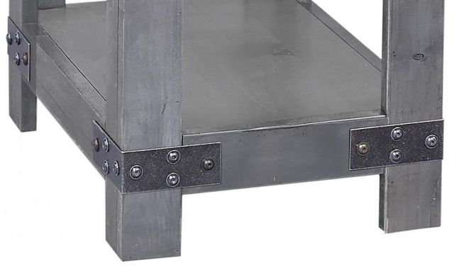 aspenhome® Industrial Smokey Grey End Table-1