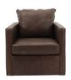 Best® Home Furnishings Field & Stream Home Heidi Leather Dark Brown Swivel Glider Chair-1