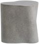 Classic Home Everson Dark Gray Concrete Outdoor Accent Table-2