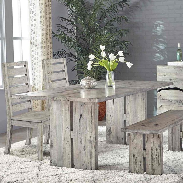 Napa Furniture Design Renewal Weathered Natural Driftwood Dining Table-1