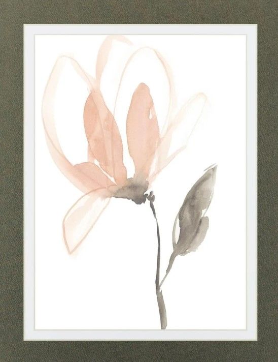 Classy Art Blush Petals I BY Jennifer Goldberger Wall Art-1