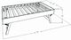 Kodiak Furniture Boho Linen Aqua/White Twin Pop Up Bed with Mattress-3