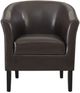 Linon Simon Brown Club Chair-3